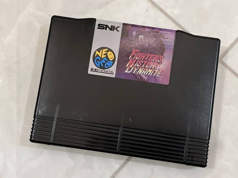 SNK ネオジオ ROM ファイターズヒストリー ダイナマイト 122メガ 取説付 NEO-GEO ゲームソフト