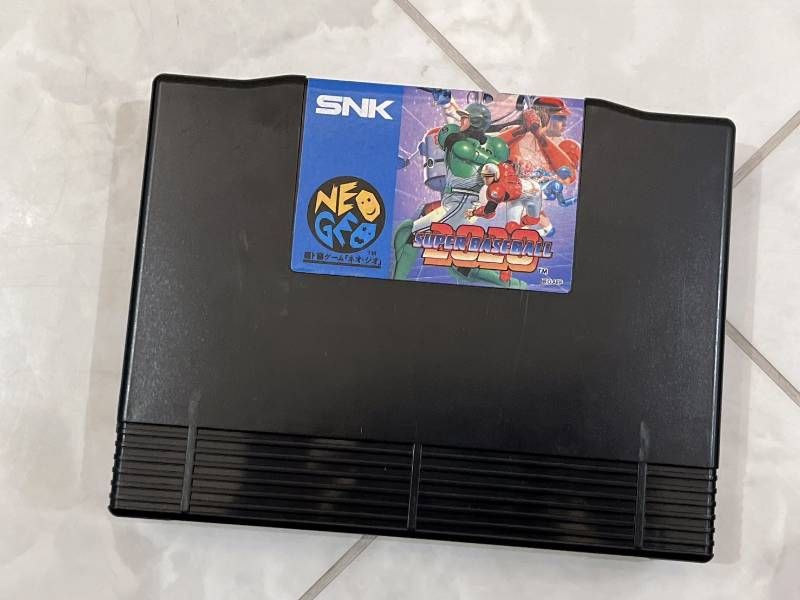 SNK ネオジオ ROM 2020年スーパーベースボール 46メガ SF野球ゲーム 取説付 NEO-GEO ゲームソフト