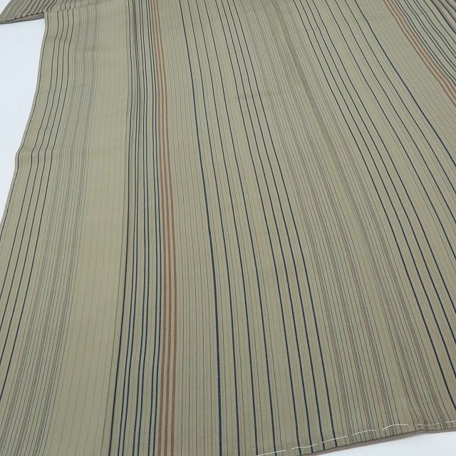 六花-RIKKA- 正絹 縦縞 トールサイズ 小紋 着物 A3835