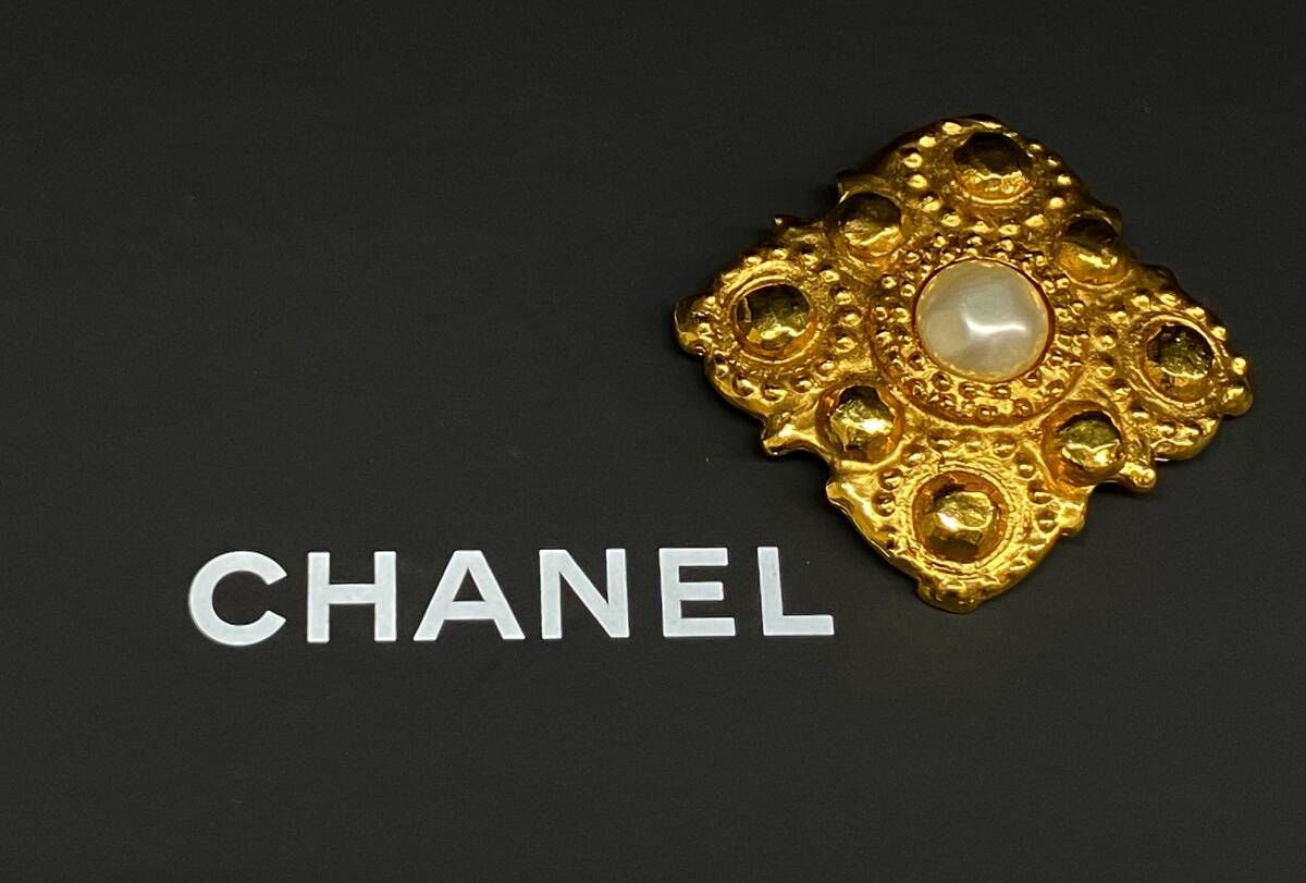 CHANEL シャネル 23 ブローチ パール
