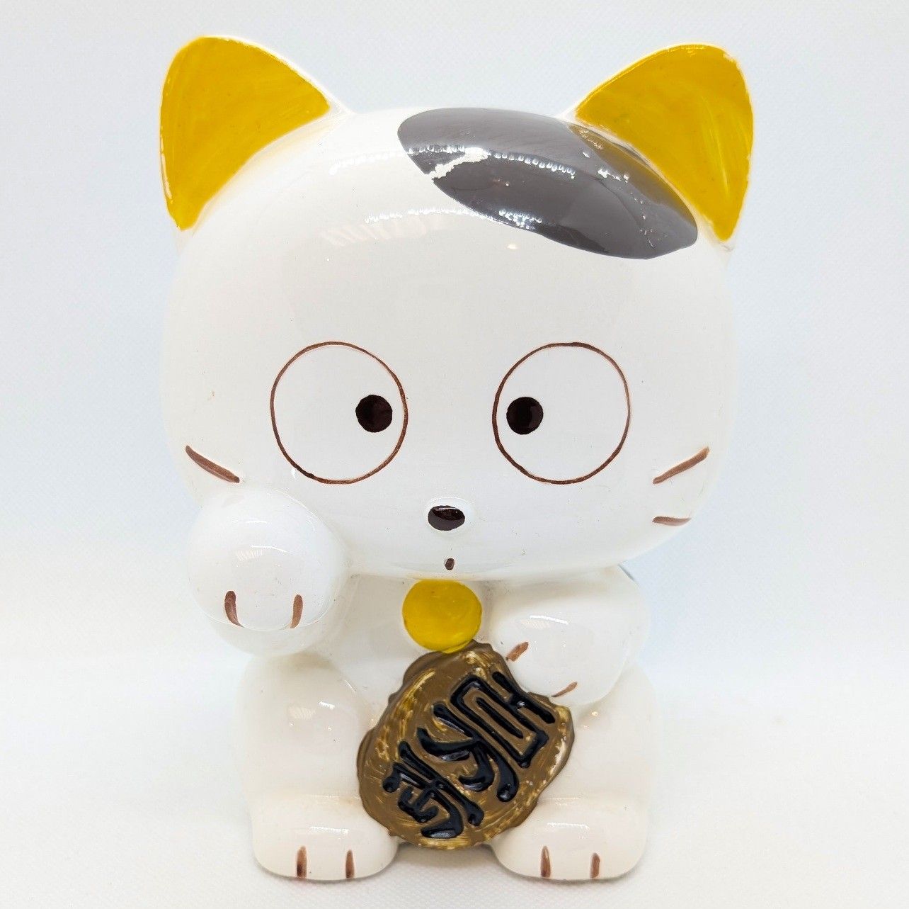 うちのタマ知りませんか　タマ　当時物 陶器 貯金箱 現状品 補修あり 昭和レトロ 希少