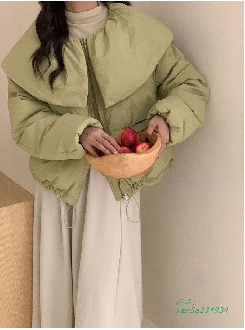 ショートのダウンジャケット レディース ダウンジャケット ダックダウン 暖かい 秋冬 体型カバー 厚手 かわいい 防寒 着痩せ シンプル ファー付き 通勤 yan5a234934