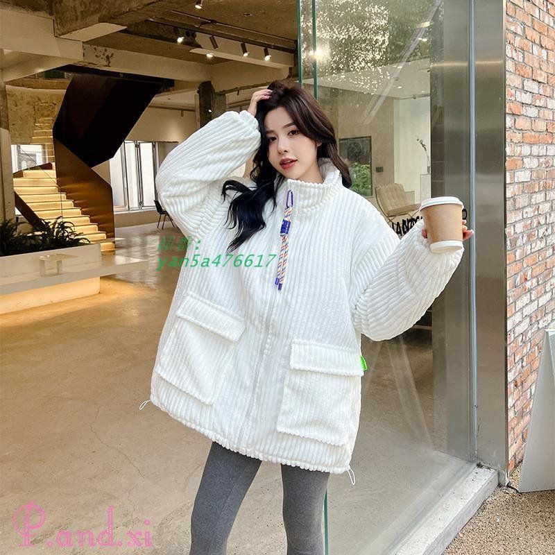 中綿ジャケット レディース 中綿コート ダウンコート ショート丈 立ち襟 おしゃれ 保温 アウター イベント カップル カーゴ カジュアル 無地 yan5a476617