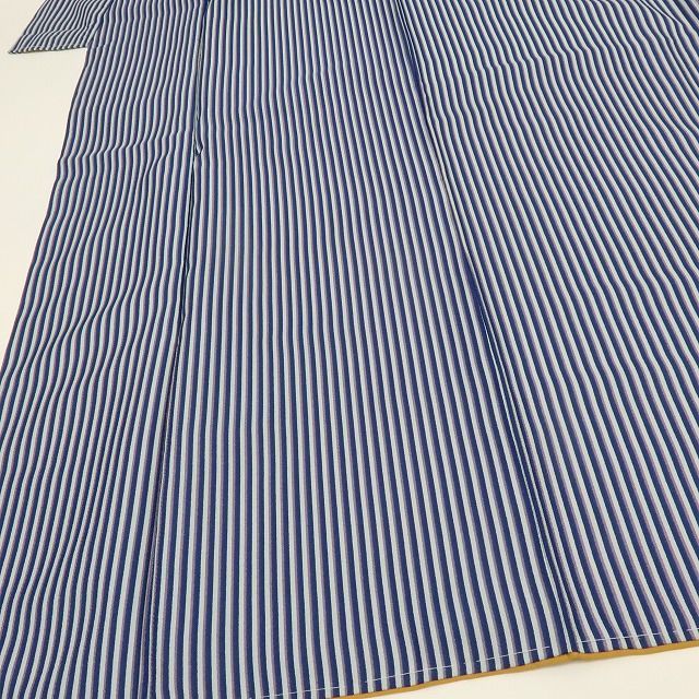 六花-RIKKA- 洗える着物 縦縞 小紋 着物 A3829