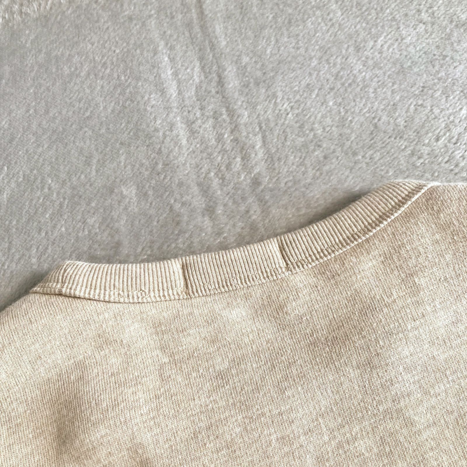 好配色✨ポロラルフローレン スウェット ビッグロゴ 裏起毛 オートミール M 好配色✨ポロラルフローレン スウェット ビッグロゴ 裏起毛