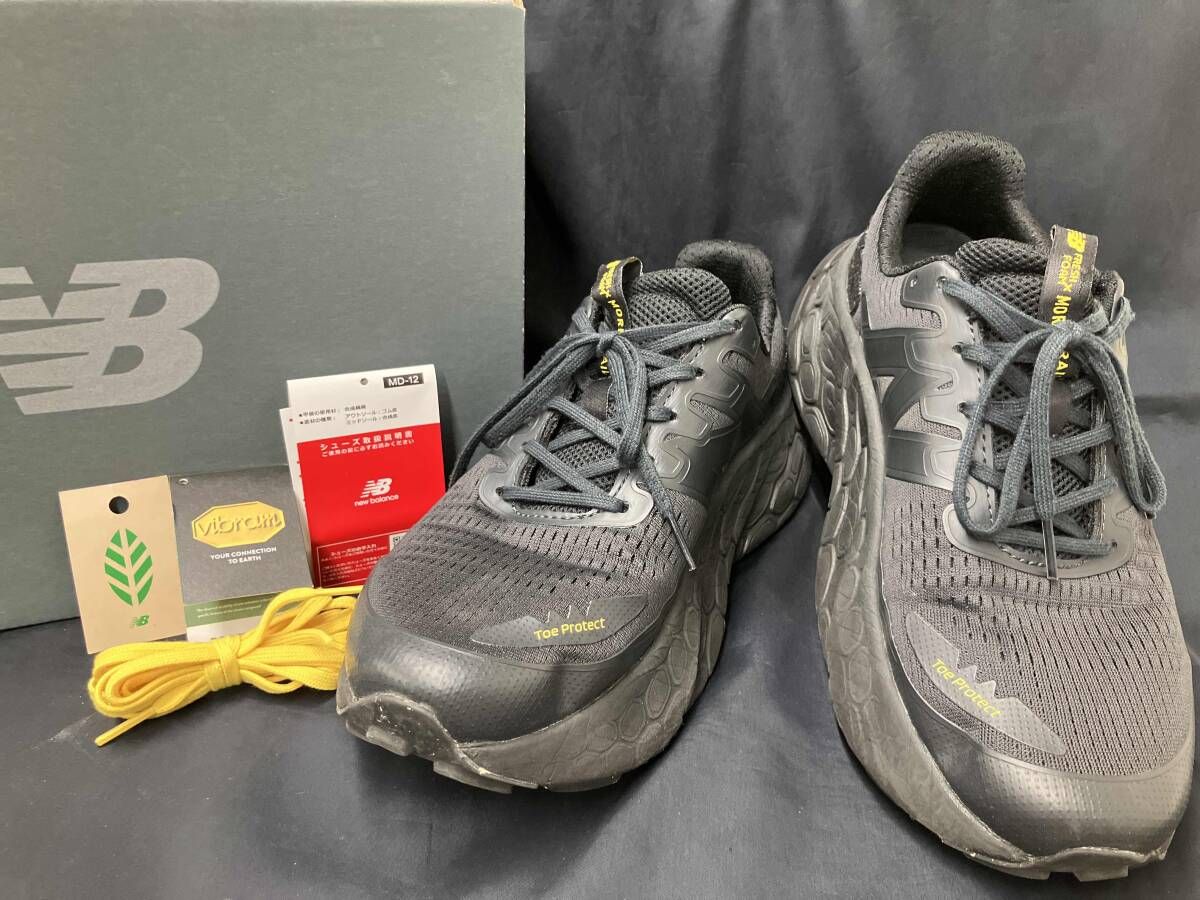 new balance x FRESH FOAM MORE TRAIL Vibram ニューバランス ビブラムソール MTMORNBK スニーカー ブラック 27.5cm