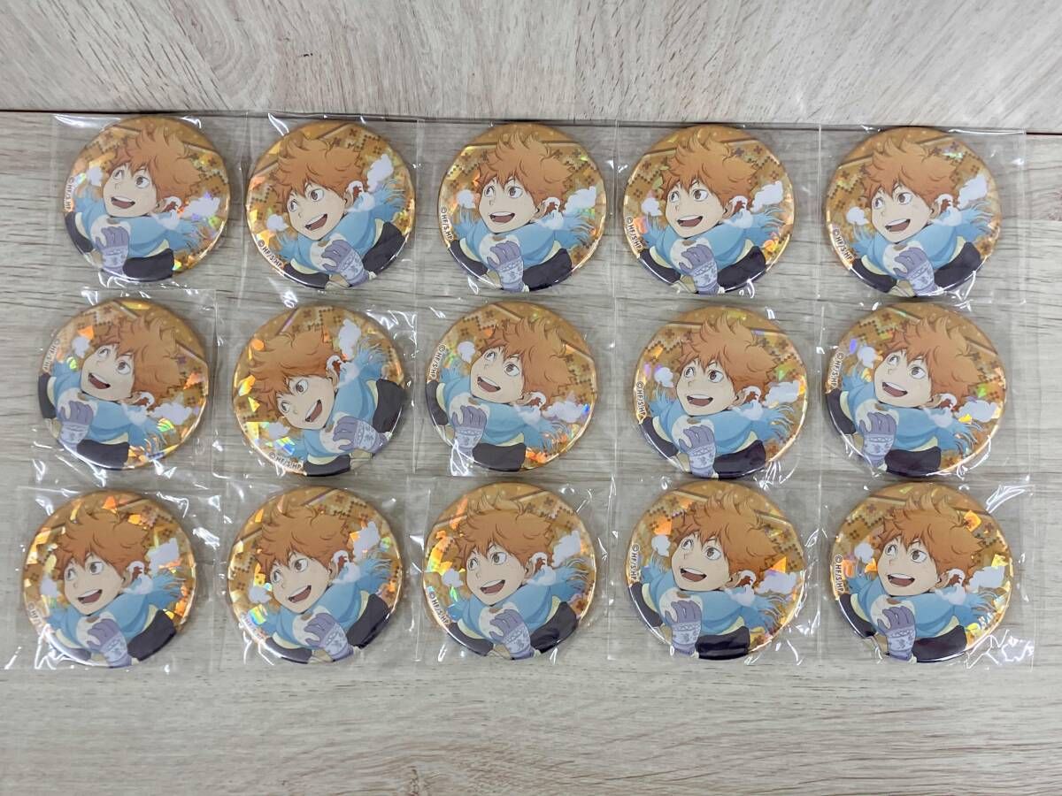 ◇【15個セット】ハイキュー 日向 翔陽 缶バッジ ～Autumn&Winter