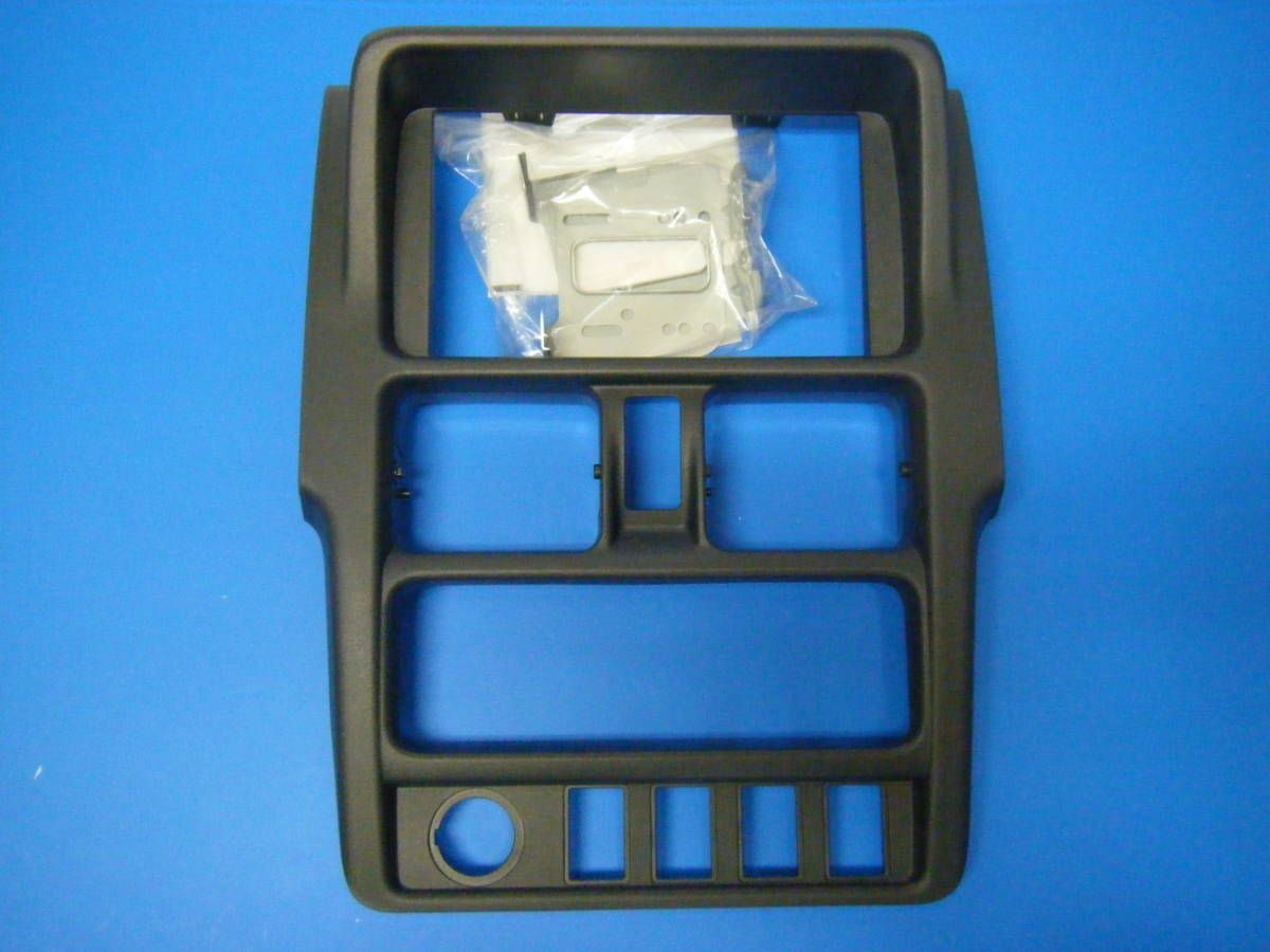 スズキキャリイ 前期 DA16T 純正オーディオ交換ガーニッシュ 2DINナビ用 ブラケット ナビ信号延長ハーネス 3点セット