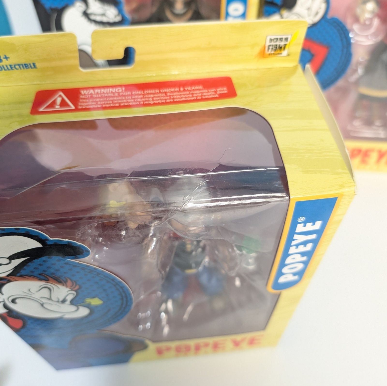 ポパイ オリーブ ブルート Boss Fight Studio 海外 フィギュア 3点セット 可動フィギュア Popeye Bluto olive