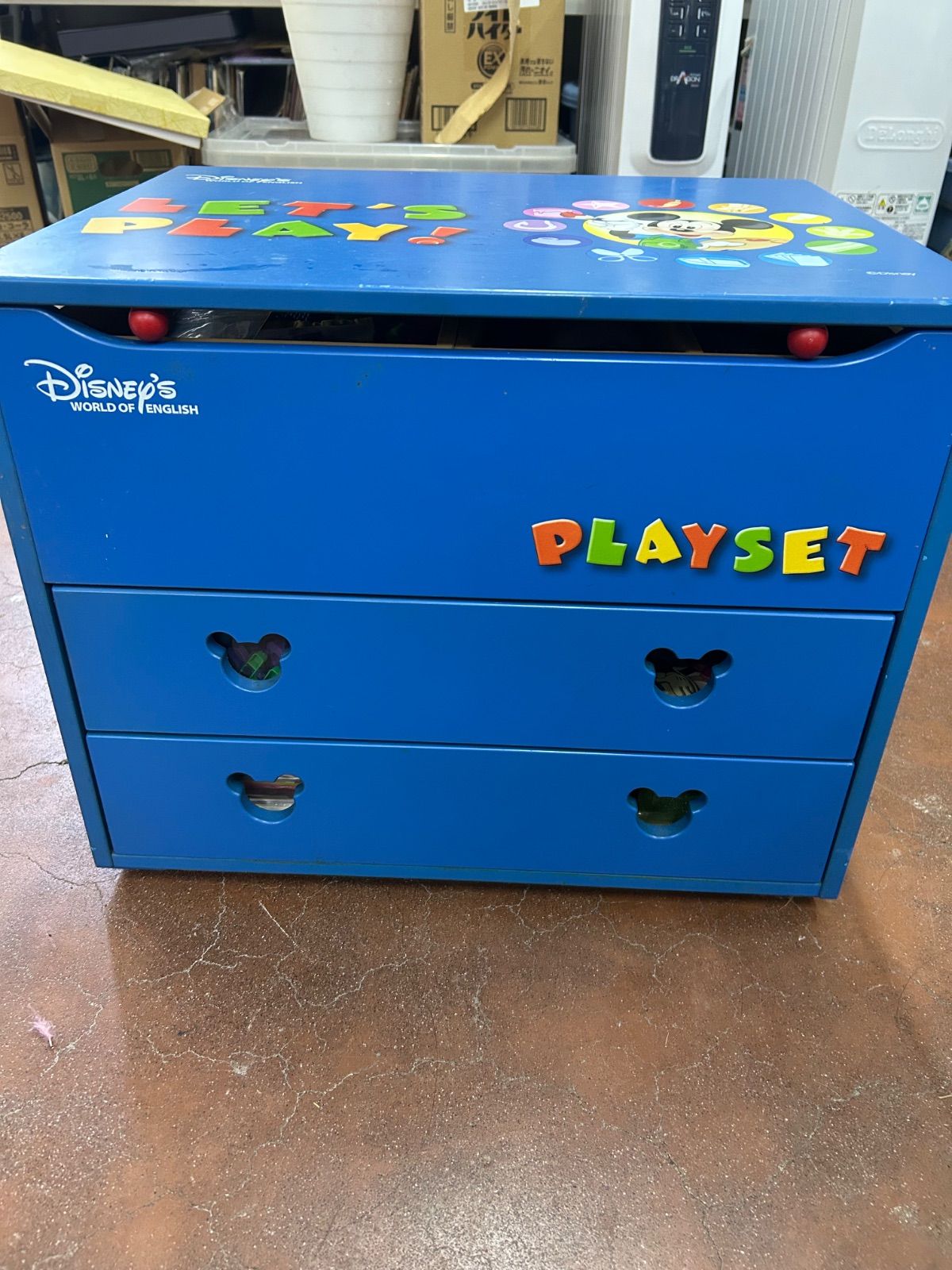 DWE レッツプレイ プレイセットお道具箱一式 DWE レッツプレイDVDセット DWE レッツプレイ プレイセットお道具箱