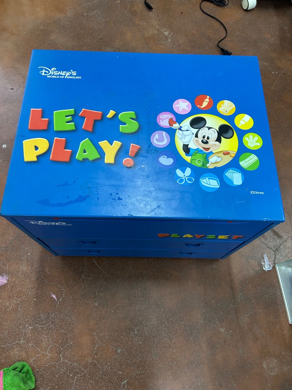 DWE レッツプレイ プレイセットお道具箱一式 DWEレッツプレイセットを中古で買ったら凄く良い件【英語工作