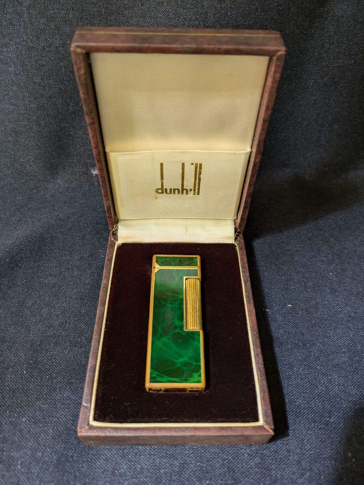 動作未 Dunhill ダンヒル ガスライター レトロ ヴィンテージ ローラー式 き E450