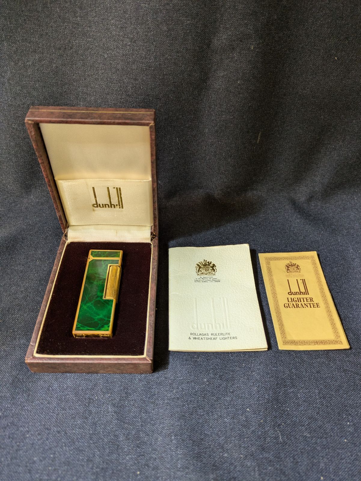 動作未 Dunhill ダンヒル ガスライター レトロ ヴィンテージ ローラー式 き E 450