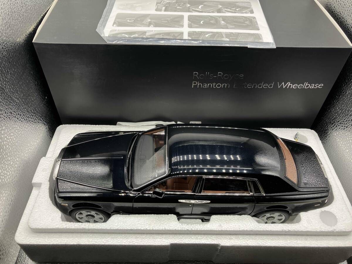 KYOSHO 1/18 Rolls-Royce Phantom EXTENDED WHEEL BASE Diamond Black