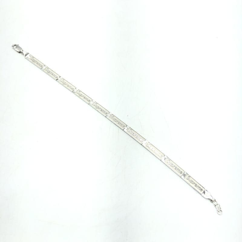 supreme Jacob-Co Logo Link Bracelet シルバー シュプリーム ジェイコブ 17