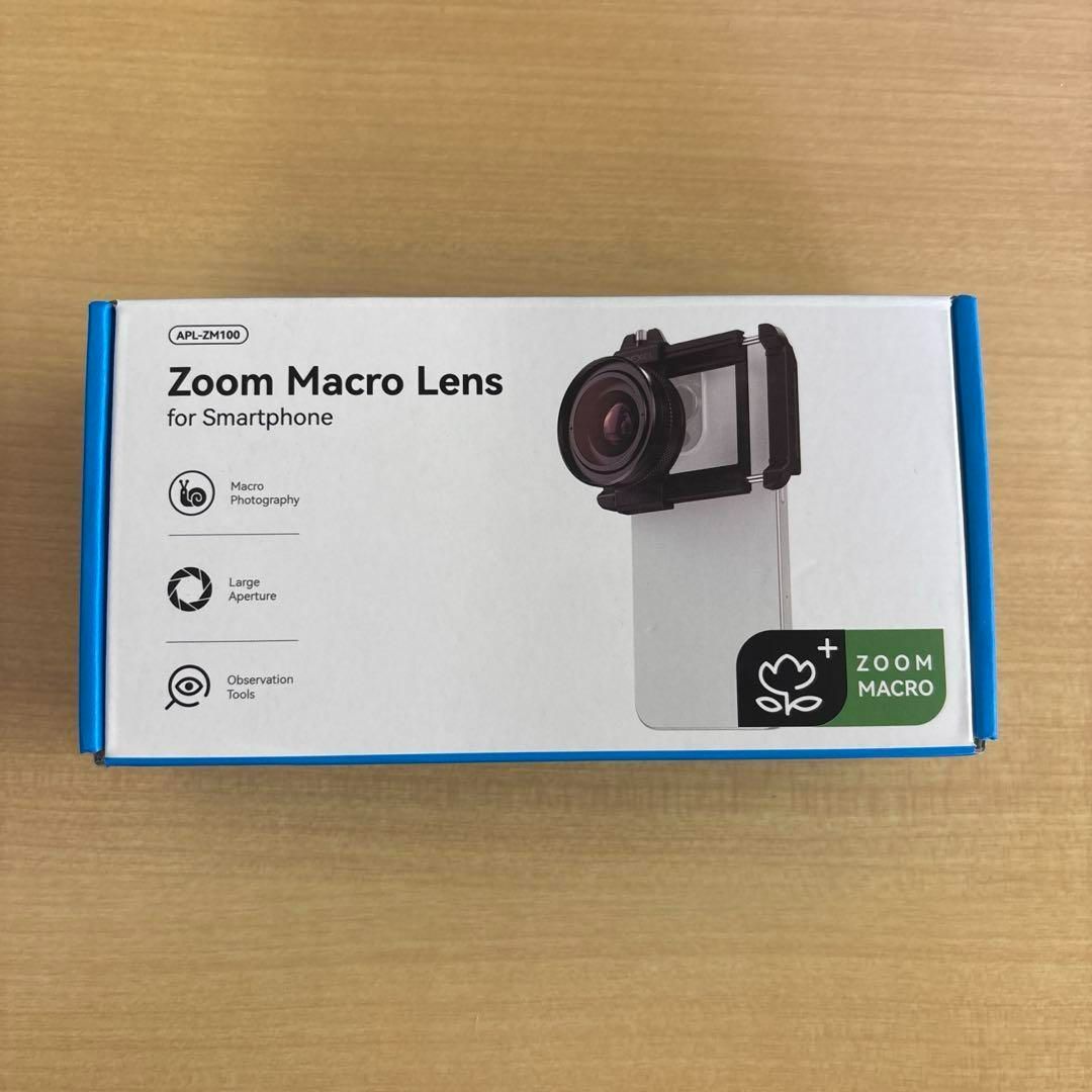 スマホマクロレンズ 10-20倍ズームマクロレンズ