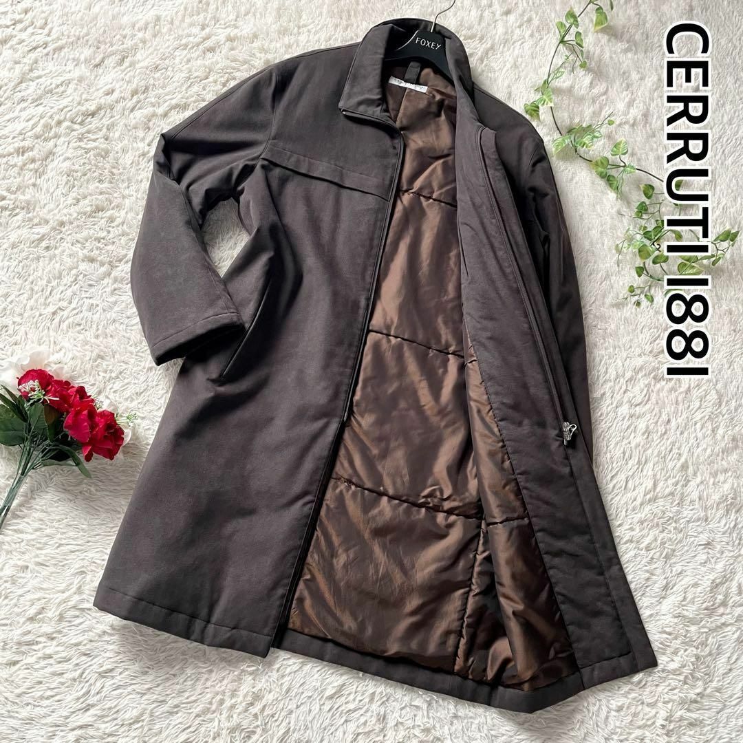 極美品】AOURE スタンドカラーコート イタリア製生地 MANTECO