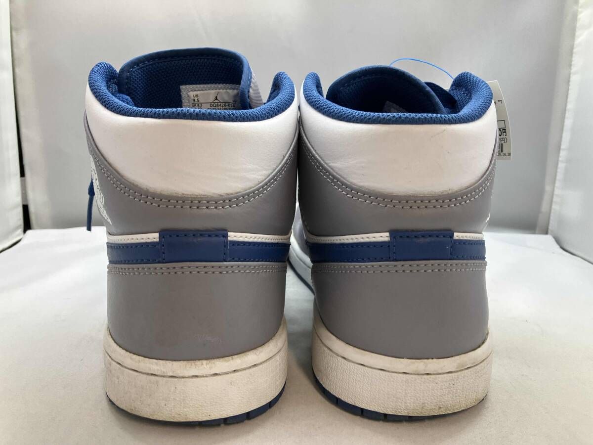  NIKE ナイキAir Jordan 1 Mid True Blue DQ 8426 014 スニーカー 27 5 cm ホワイト グレー スニーカー 靴