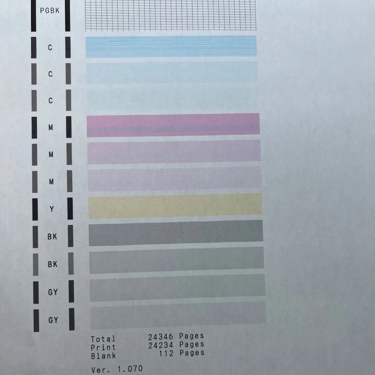 動作 済 ノズルチェクシート掲載 Canon キヤノン PIXUS TS8430 インクジェット複合機 スキャンOK