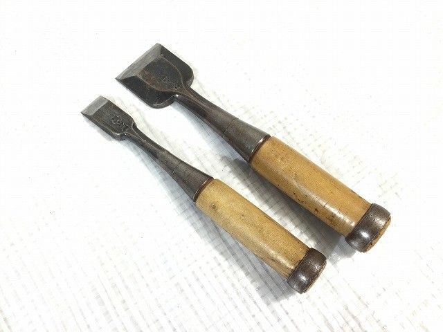 品7本セット 大内 追入れ鑿 3mm 1分～42mm1寸4分 追い入れ鑿 追入れのみ 追入れノミ 叩き鑿 大工道具117764