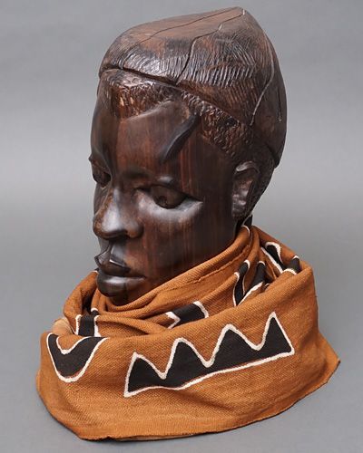 アフリカ マリ 泥染め 絵布 Mサイズ No.8 ボゴラン タペストリー 飾り