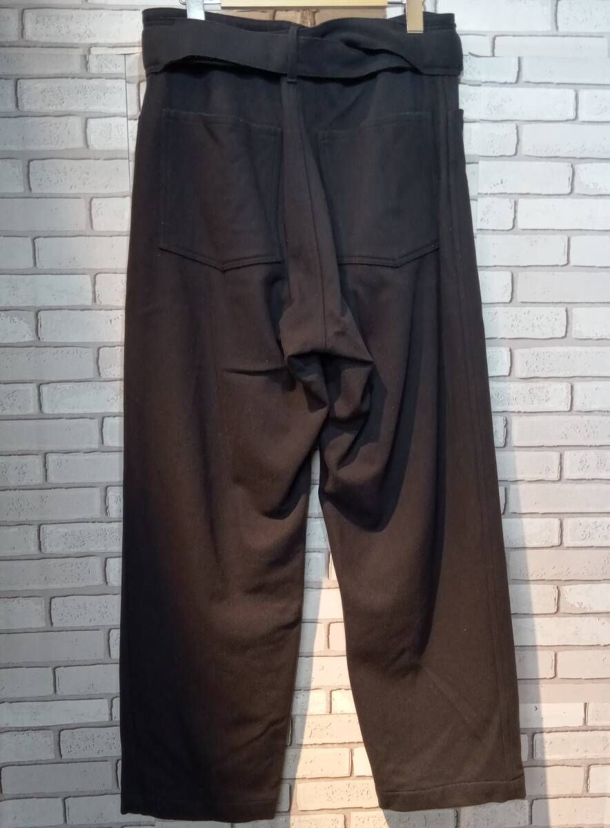 COMOLI コモリ 16 AW フェルトンベルテッド パンツ1 ウ-ル J 03-03006 その他ロングパンツ サイズS 紺色 トラッド＆ベーシック