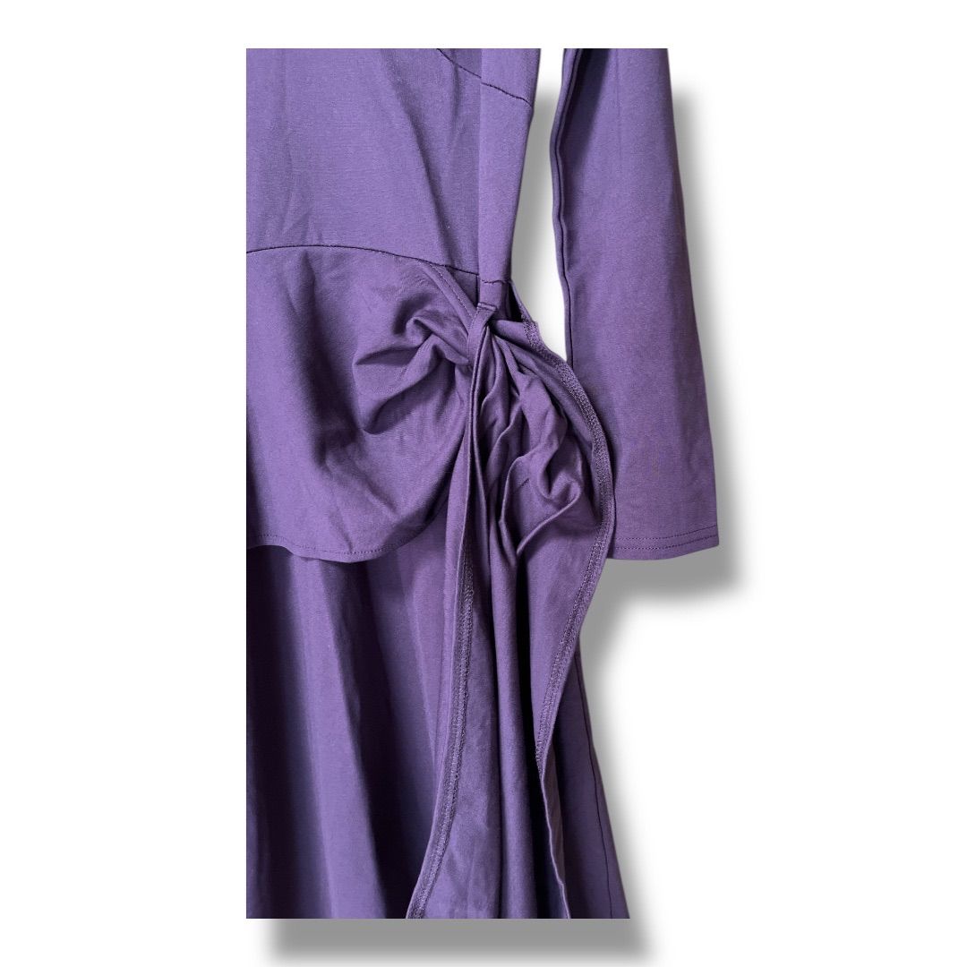 SERPENTINA セルペンティナ ぺプラムテールワンピース ストレッチ