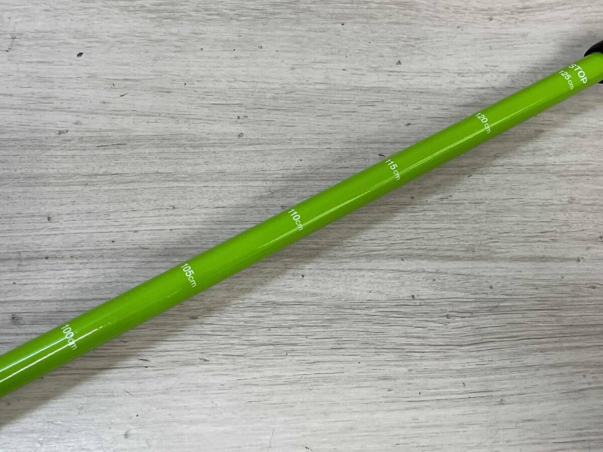 GRIPWELL ジェム カーボン トレッキングステッキ スクリューロック式 ライム