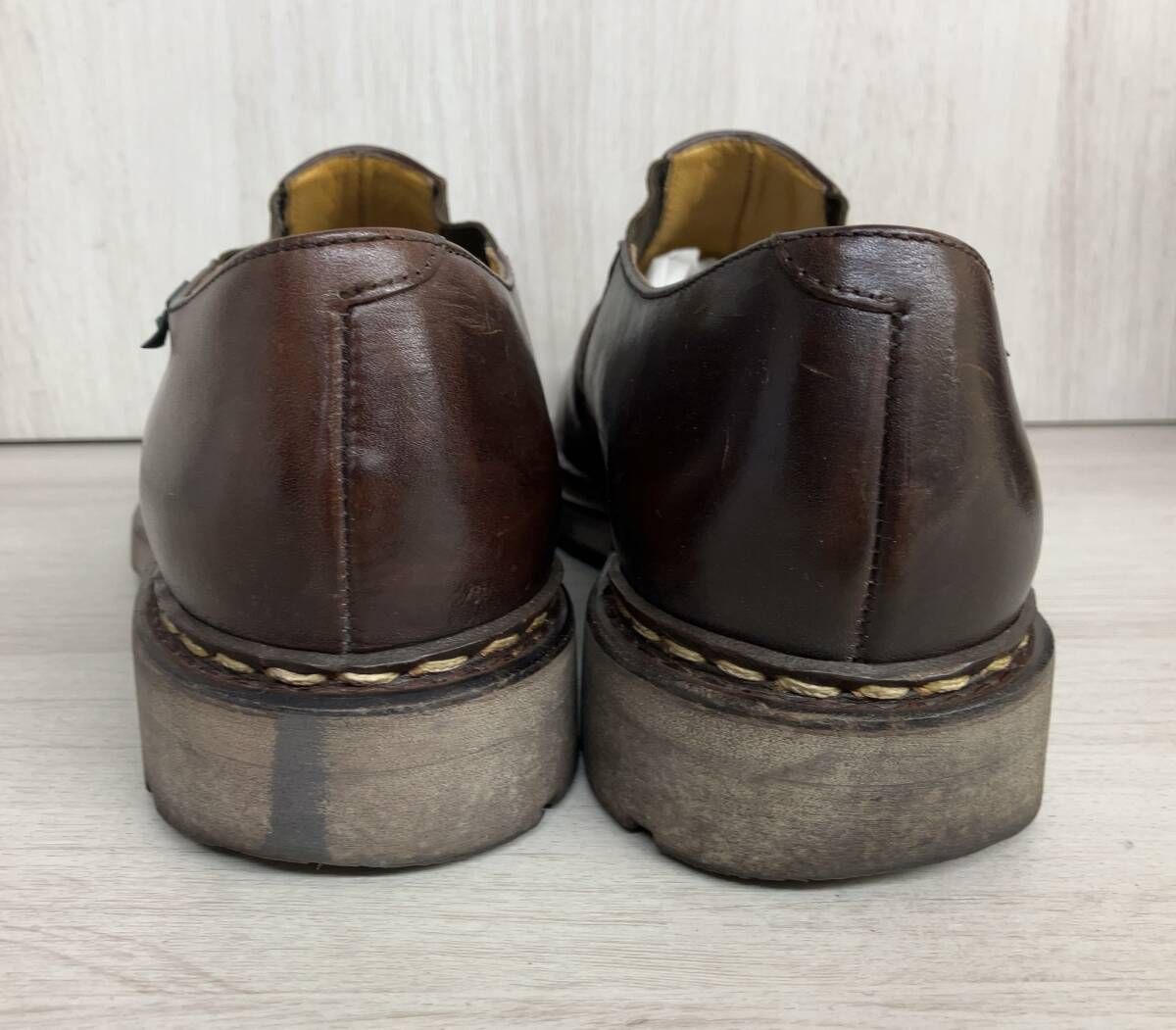 PARABOOT パラブーツ PHOTON TEX サイドゴア シューズ スリッポン 145713 ブラウン系 MARRON-LIS CAFE 表記サイズ7 約25.5cm 箱あり MERCADOAVALIA_COM_BR