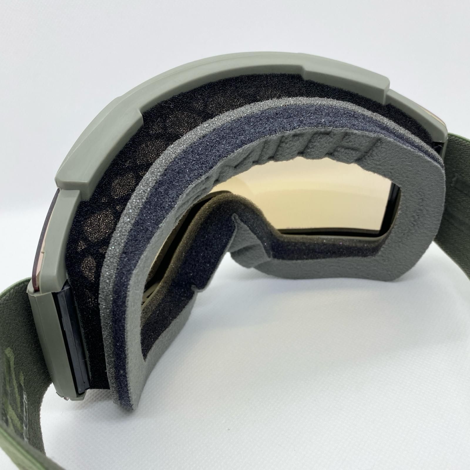  §§SMITH スミス Squad XL ゴーグル 程度AB オリーブ ゴーグル スキー スノーボードアクセサリー