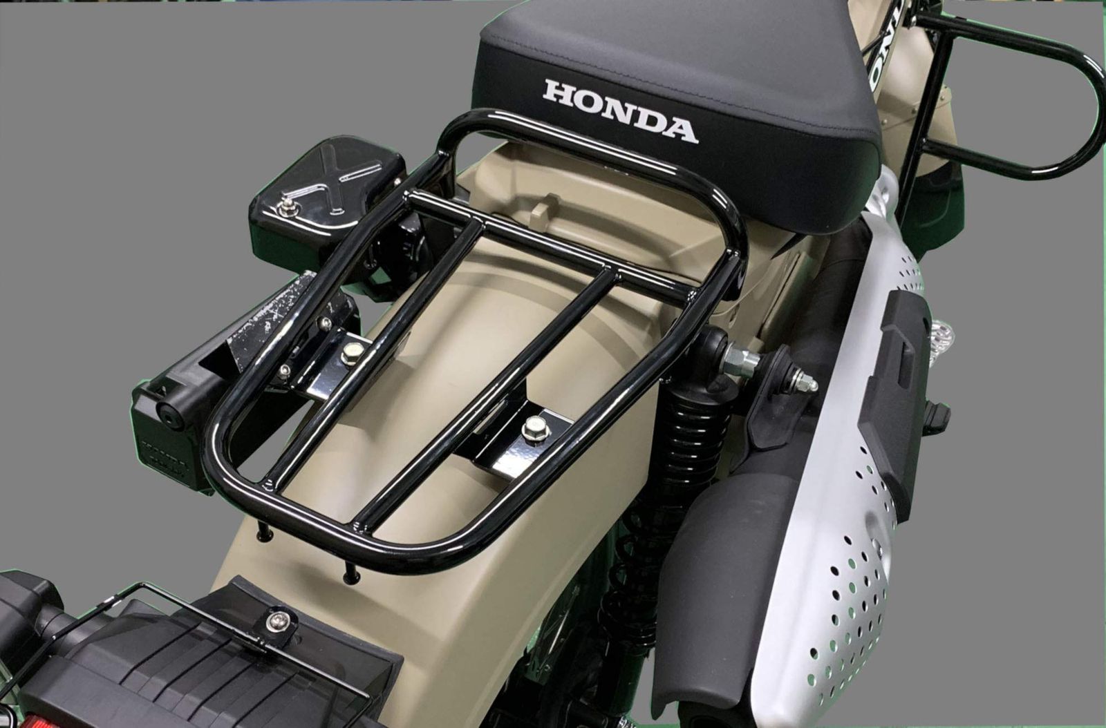 リアキャリア バイクパーツ ラック CT125 20-|JA55|JA65 スチール製 ハンターカブ ブラック キジマ Kijima 210-2759