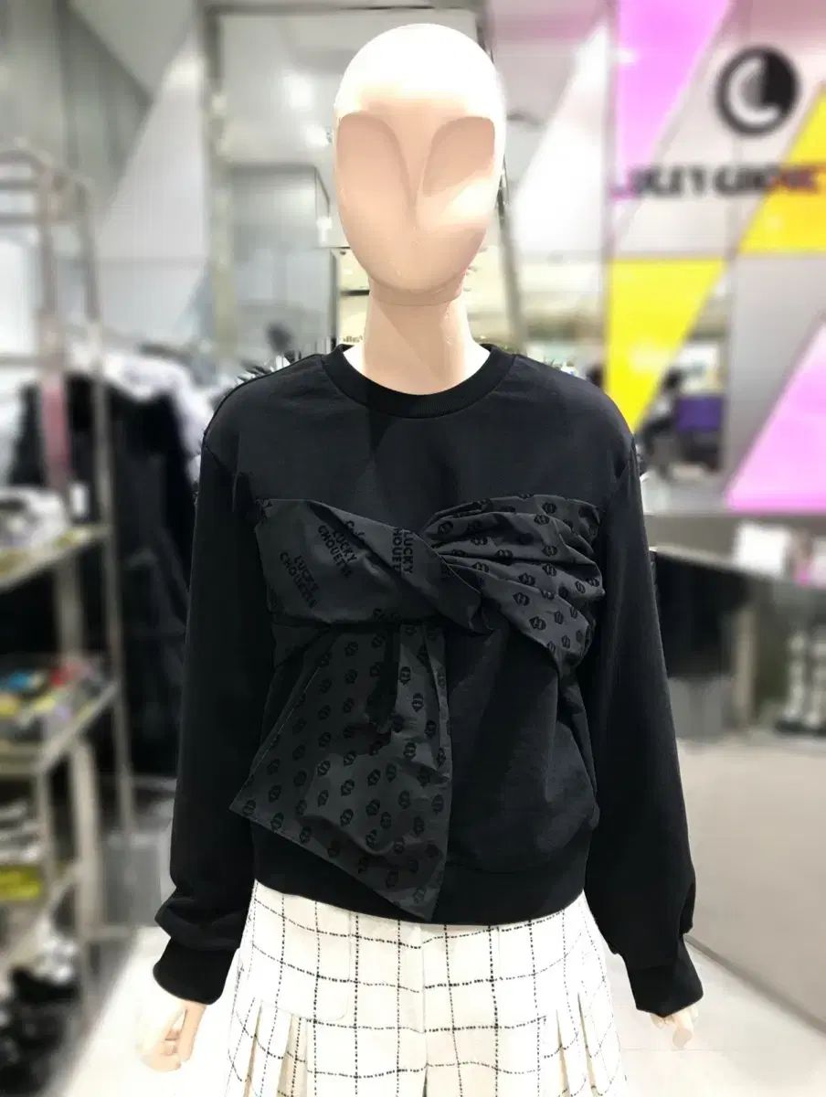 LUCKY CHOUETTE ラッキーシュエトゥ リボンPOINT ポイント スウェット 36