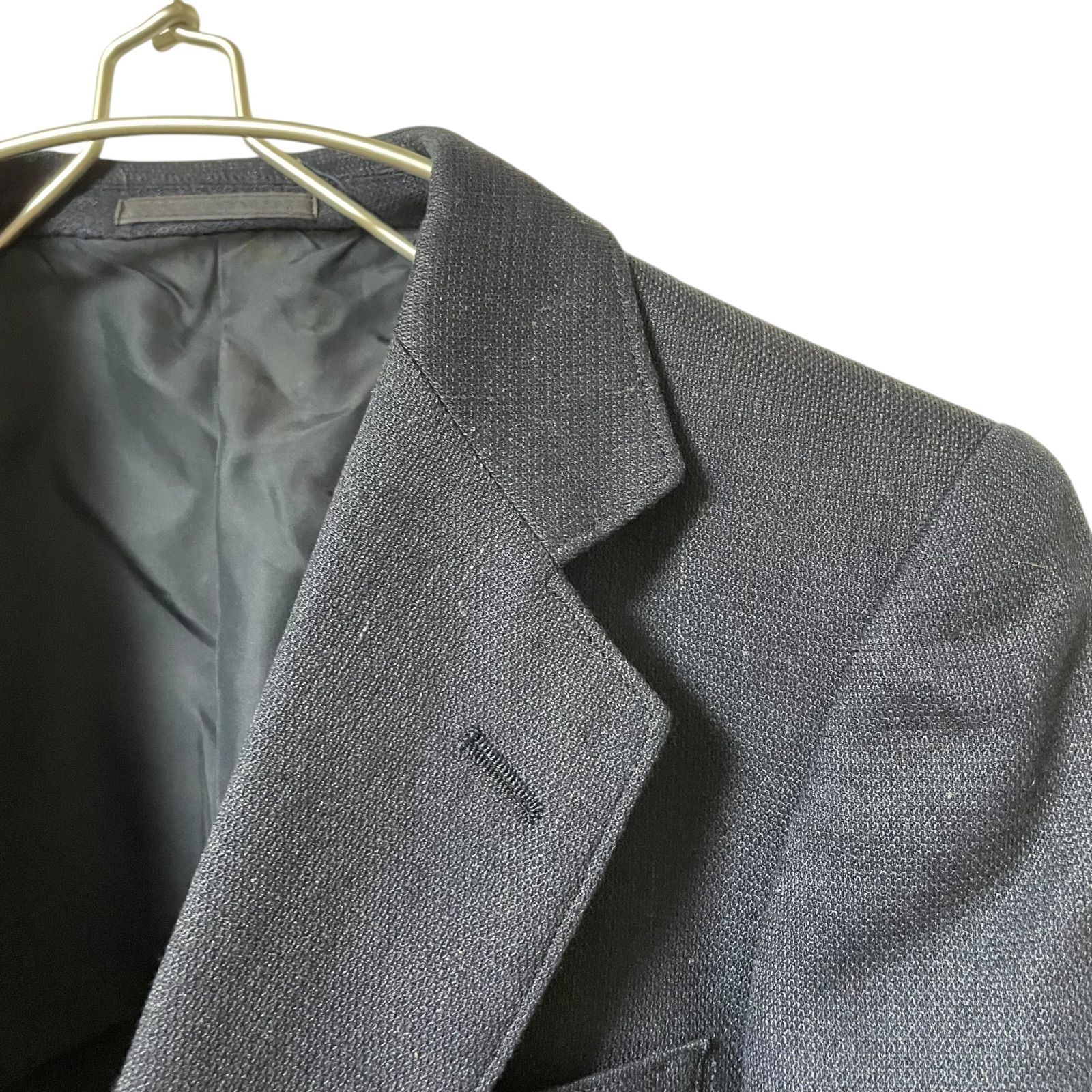 【90s】イブサンローラン テーラードジャケット グレー ダークグレー 90s】イブサンローラン テーラードジャケット グレー ダークグレー
