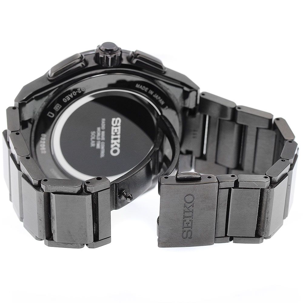 SEIKO クロノグラフ ブラック腕時計 セイコー 8B92-0AE0 【公式通販】
