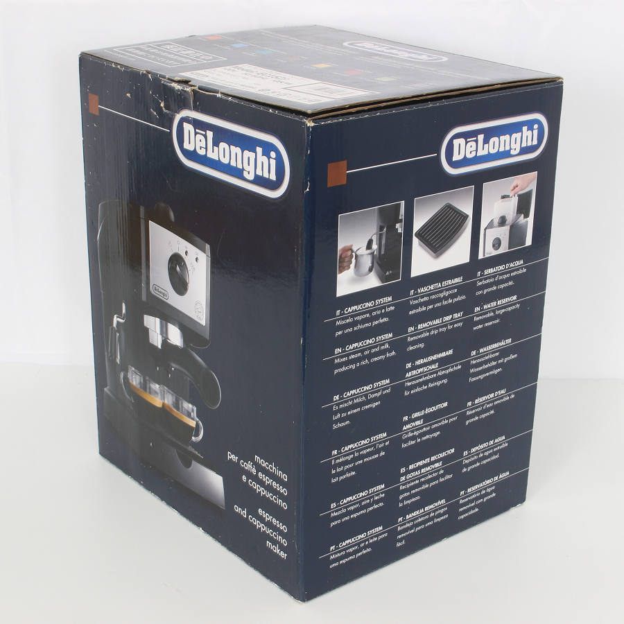 デロンギ EC 152 J ブラック×シルバー エスプレッソ カプチーノメーカー DeLonghi 本体