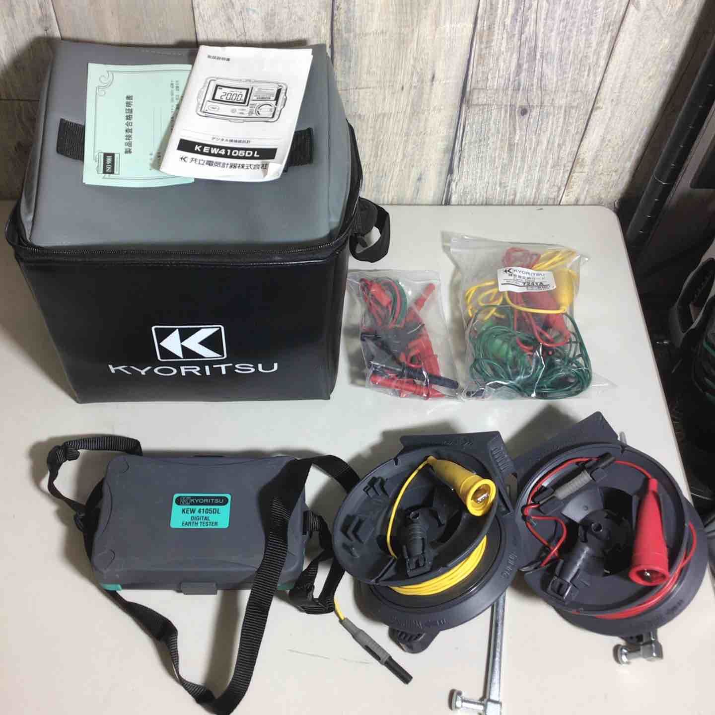 共立 デジタル接地抵抗計 KEW4105DL-H KYORITSU 電気計器 接地抵抗計 デジタルアーステスター 戸田店
