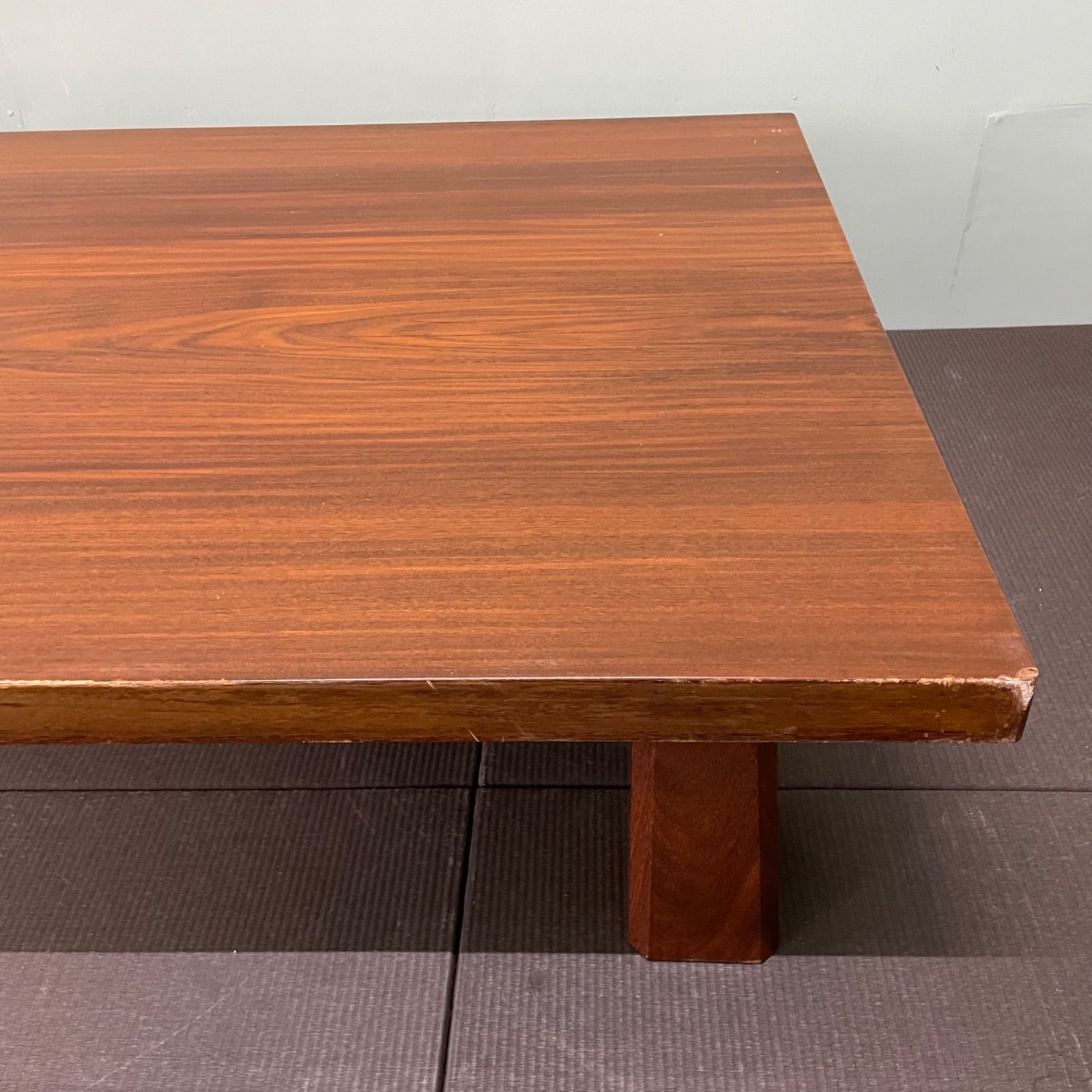 ♭ み 一枚板 無垢 座卓 幅185cm 95キロ ローテーブル 木製