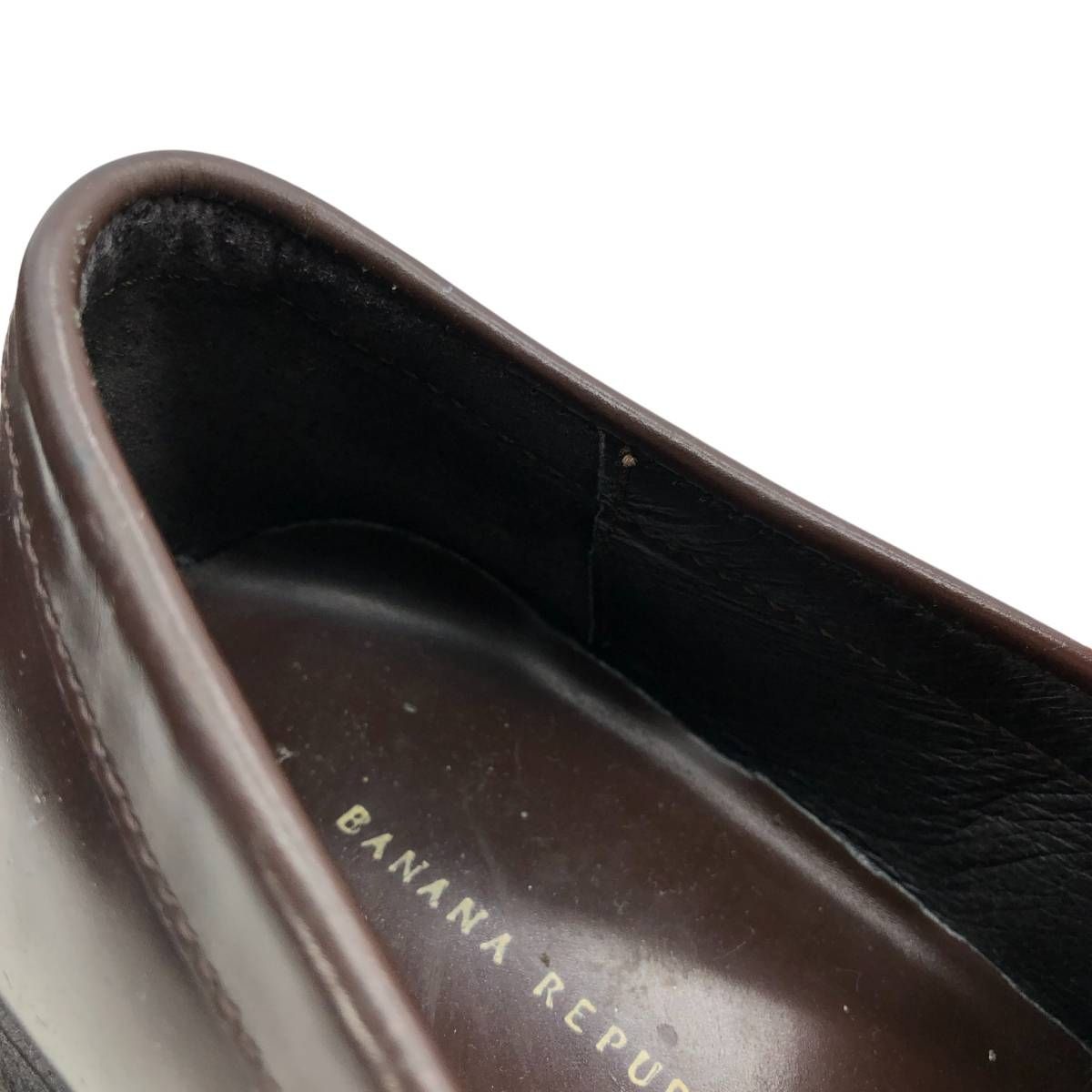 古着 バナナリパブリック BANANA スクエアトゥ ヴァンプローファー イタリア製 8 D メンズ26.5 cm相当 saa 015141 ジャケット イージーパンツ