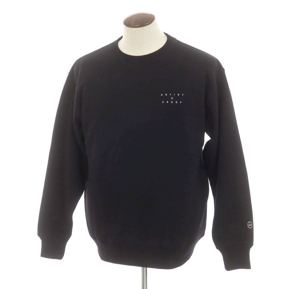 【中古】アーティストプルーフ ARTIST PROOF × FRGMT × nonnative 2025年春夏 コットン クルーネック スウェット ブラック【サイズL】【メンズ】 中古】アーティストプルーフ ARTIST PROOF × FRGMT × nonnative 2025年