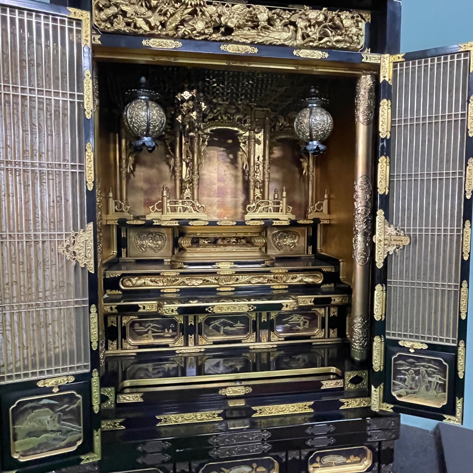 ♭ 金仏壇 高さ172cm 仏具 仏壇 WWW_SKLAD-KIRPICHA_RU