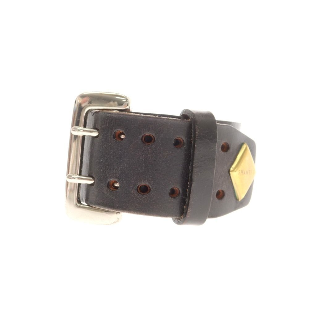 中古】シャンティ SHANTii× WOLF'S HEAD スタッズ レザー ブレスレット