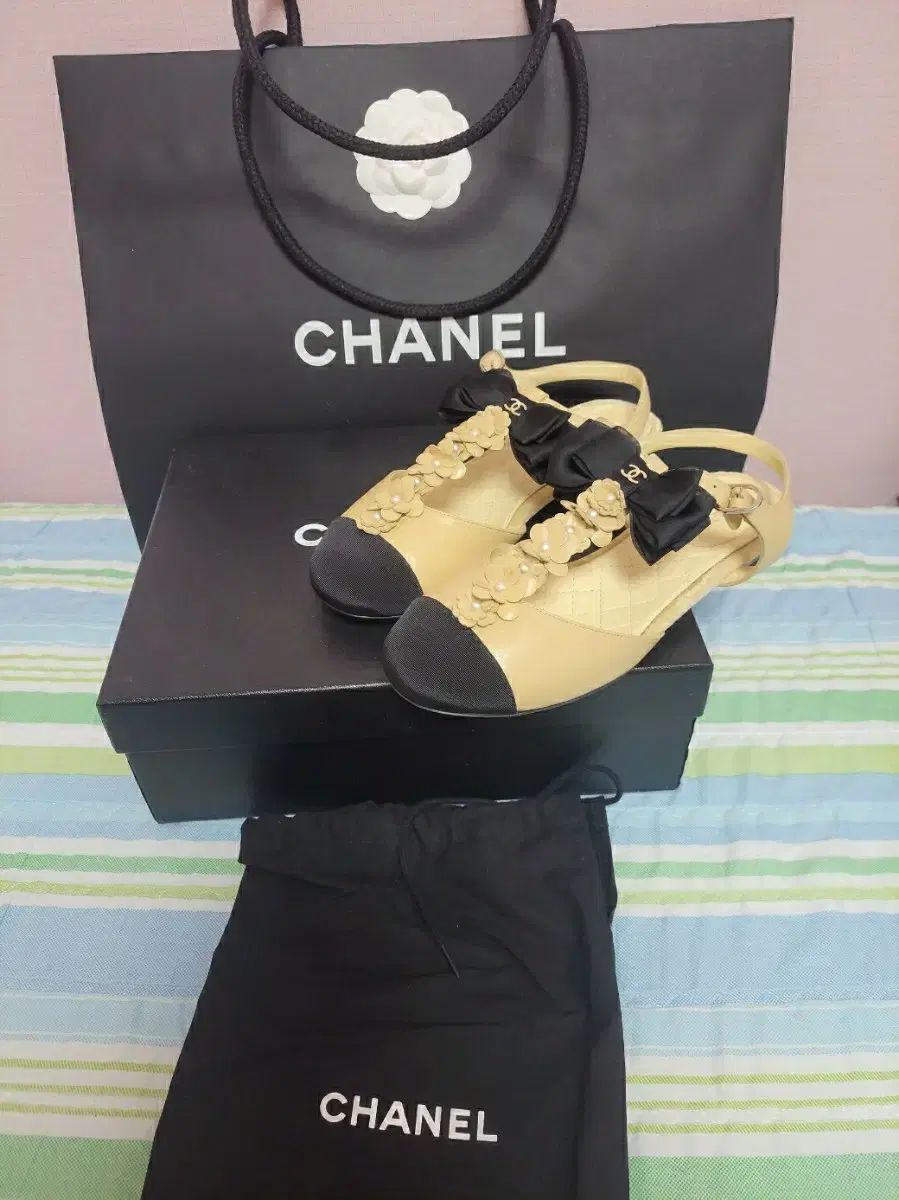 CHANEL シャネル カメリア リボン MARY JANE メリージェーン バレリーナ フラットシューズ ストラップ プリンセス サンダル