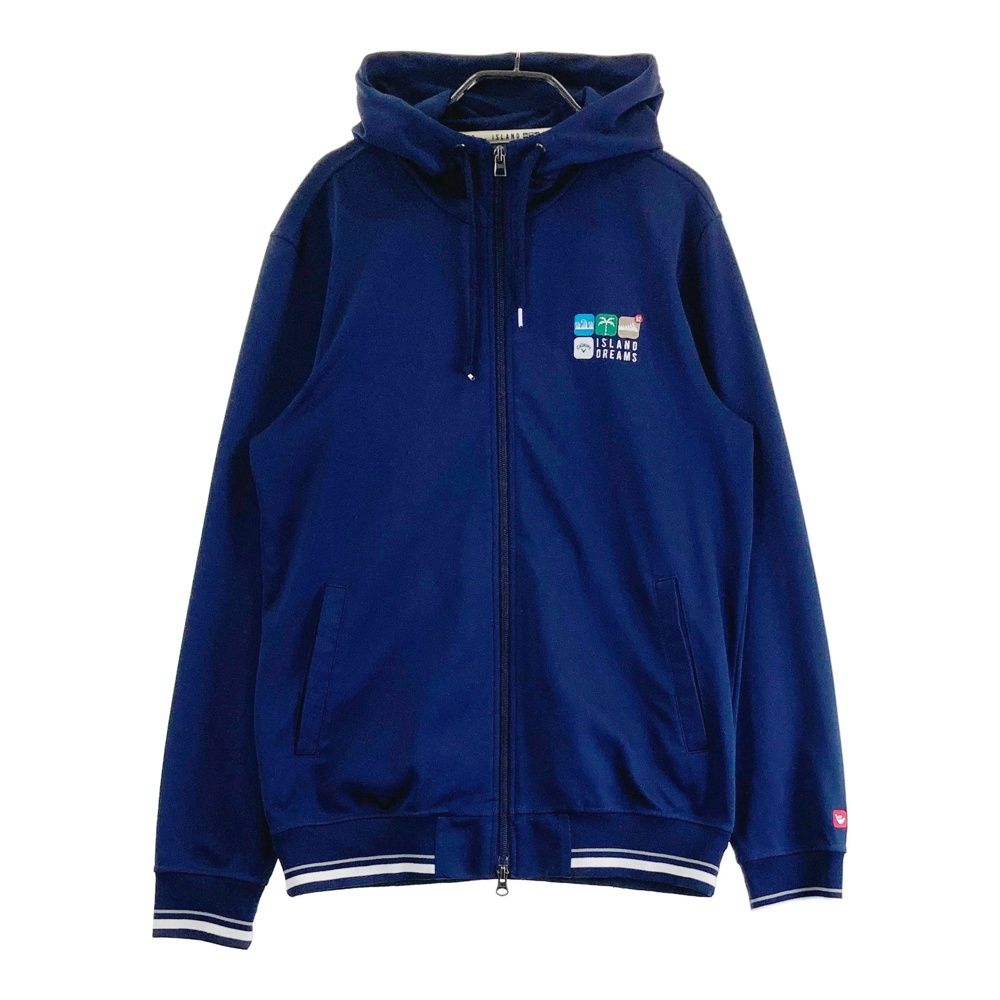 サイズ L CALLAWAY キャロウェイ 長袖 ジップパーカー ネイビー系 240101544120 ゴルフウェア メンズ ストスト