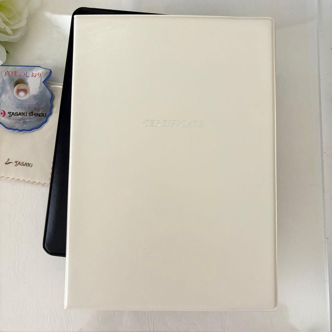 465【タサキ】シルバー バロックパール ネックレス 鑑別書付き - メルカリ