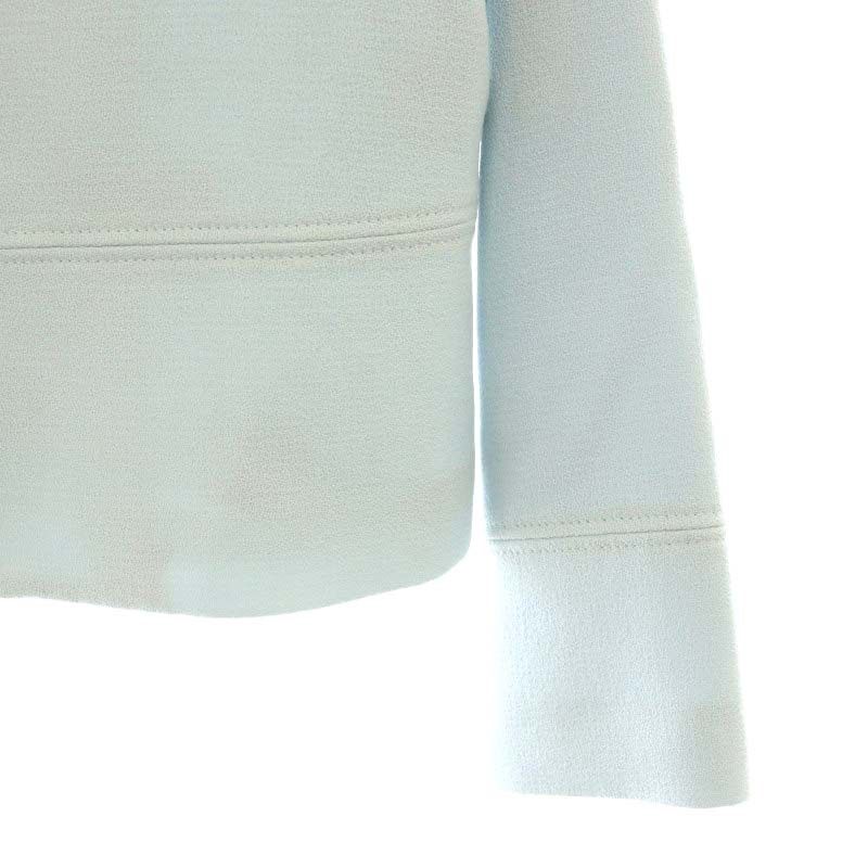 アナイ ANAYI ノーカラージャケット 34 水色 ライトブルー /SS □OS