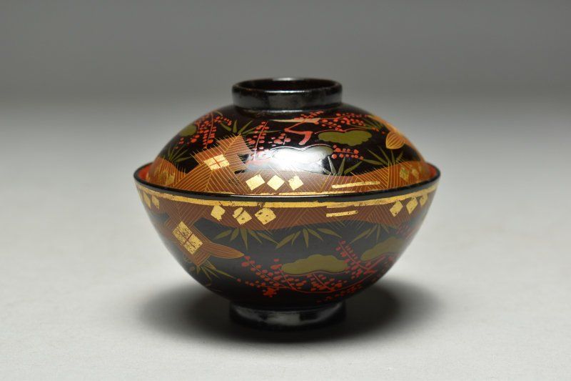 蔵A5265a 会津 秀衡塗 吸物椀 汁椀 十客 WWW_IBETON_RU