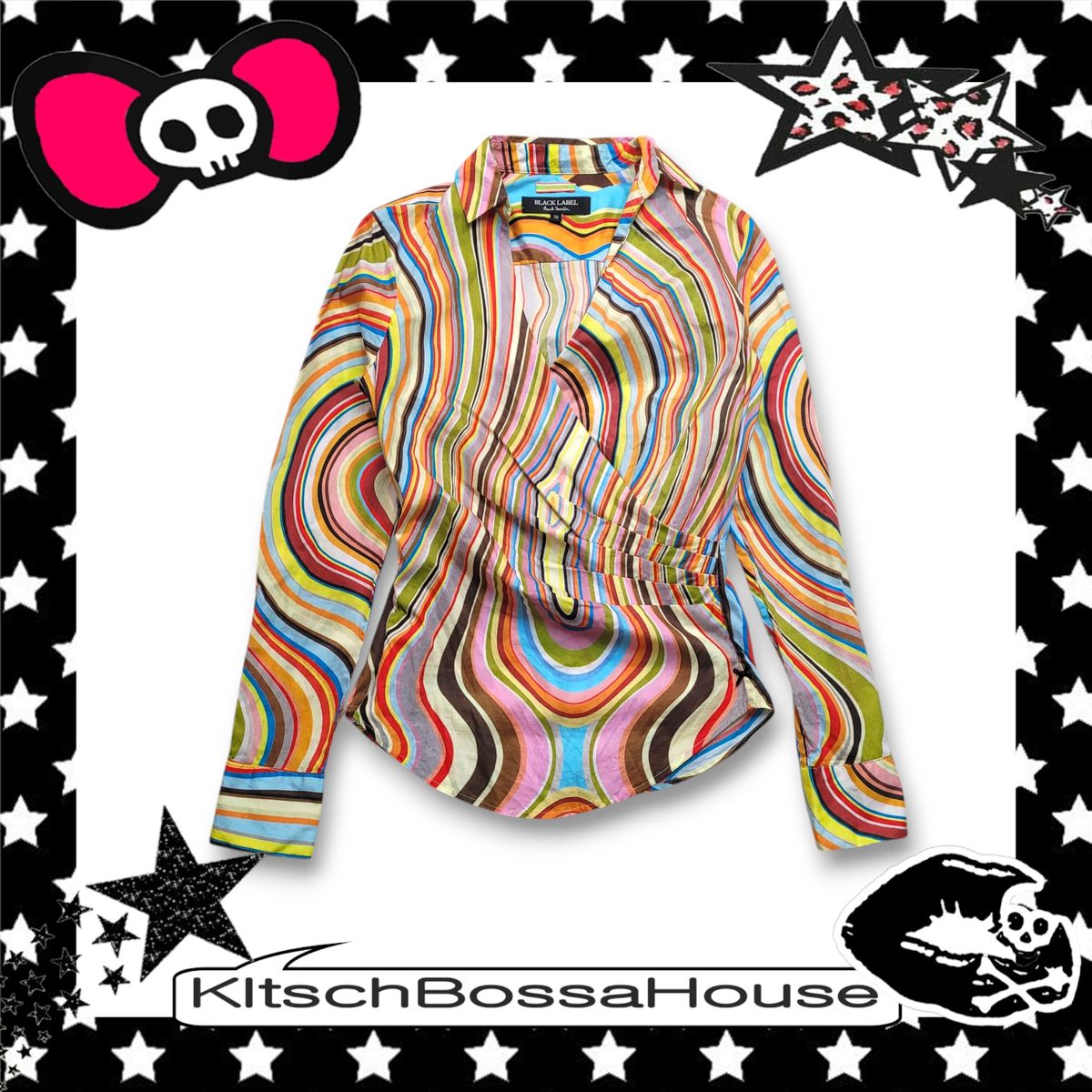 38 ポール スミス シグネチャー マルチ ブラウス