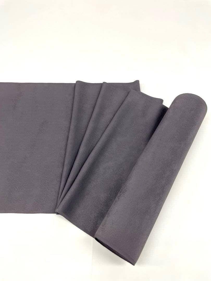 色無地 紋意匠 八掛付 源氏鼠色 正絹 反物 - メルカリ