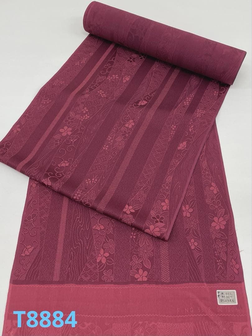 コート地 紋意匠 縦柄 草花 鮫 木目調 正絹 反物 - メルカリ