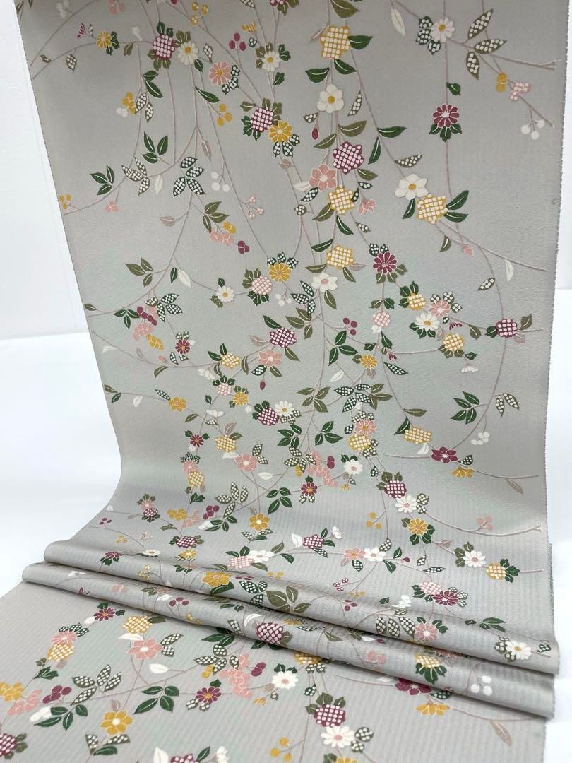 小紋 斉藤三才 京友禅 紋意匠 染め分け 正絹 反物 小紋 斉藤三才 京友禅 紋意匠 染め分け 正絹 反物